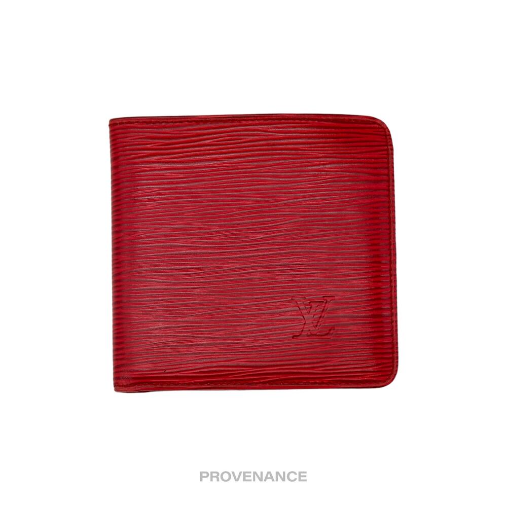 🔴 Louis Vuitton MALLETIER Marco Wallet - Red Epi Leather - Picture 2 of 10